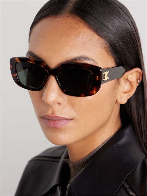 celine eyewear rectangular acetate sunglasses|celine online shopping usa.